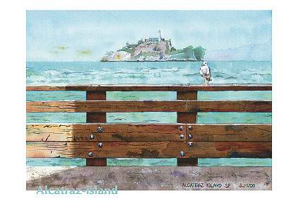 ポストカード/Alcatraz-island